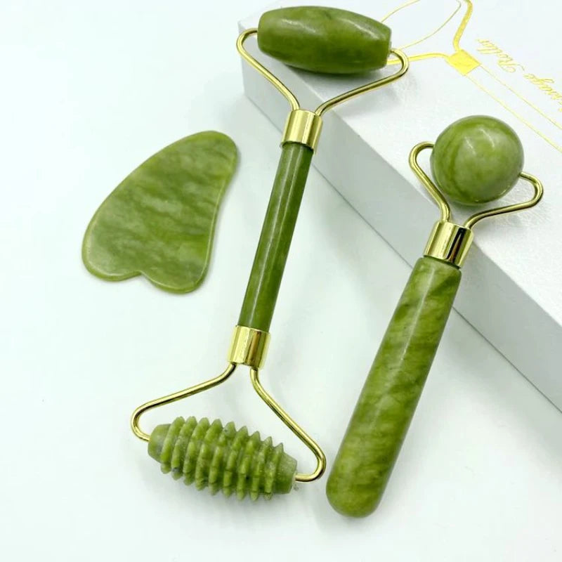 Natural Jade Gua Sha Set