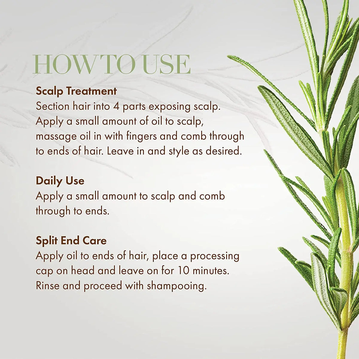 Rosemary Nourishing Hair Oil